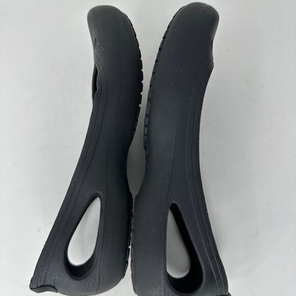 Crocs Kadee Shoes Ballet Flats Cutout Rounded Toe Slip On Black Womens Size 8 - Picture 6 of 8